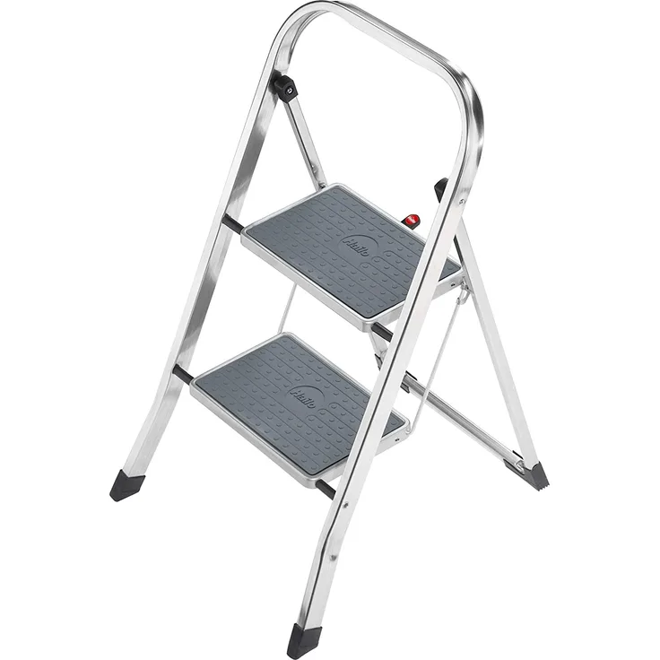 Hailo K60 StandardLine, Aluminium-Trittleiter, 2 Stufen