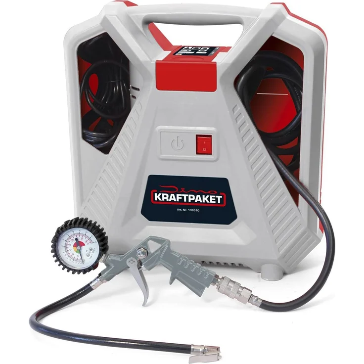 Dino KRAFTPAKET Kfz Druckluft-Kompressor 1100 W – Bild 1
