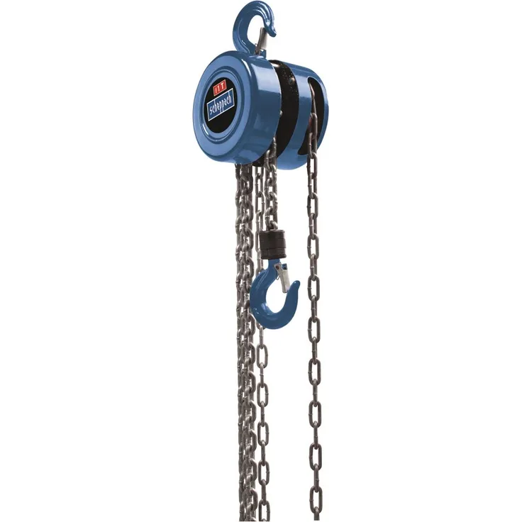 Scheppach Kettenzug CB01 (Tragkraft 1000 Kg, Hubhöhe 3000 mm, Lasthaken mit Sicherheitsbügel, lange Bedienkette)