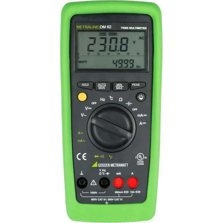 GMC-I MESSTECHNIK Multimeter TRMS METRALINE DM62