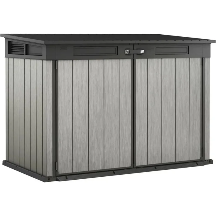 Keter Garten Mülltonnenbox Gartenschuppen Grande Store 2000 L