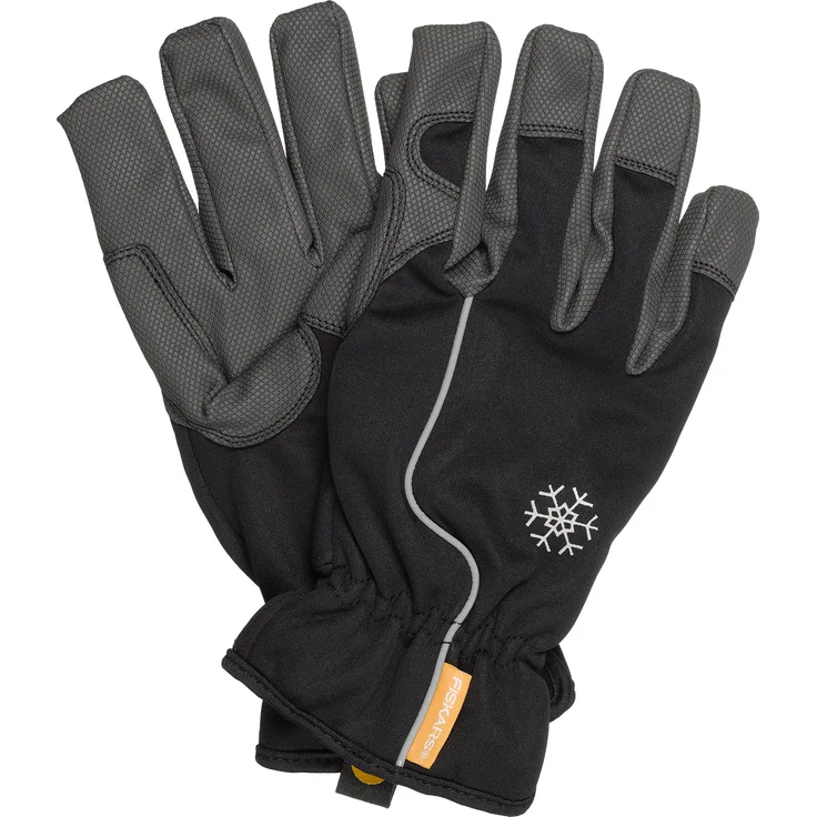 Fiskars Winter Garten-Arbeitshandschuhe , Größe 10, Schwarz-Orange, 1015447 – Bild 1