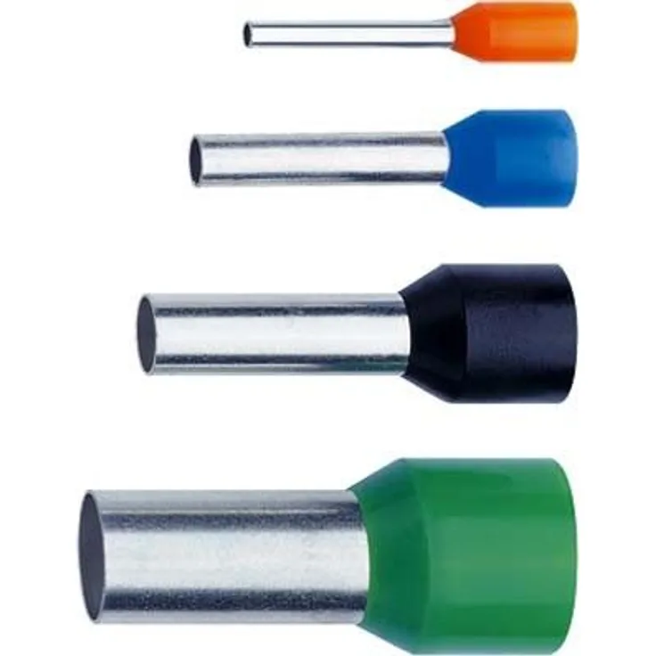 KLAUKE Aderendhülse m. Kragen türkis 0,34 mm² L=8mm 168-TL