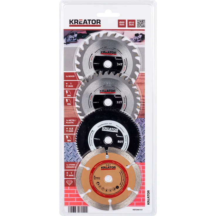 KREATOR KRT090101 KRT090101-Juego, 4 Stück