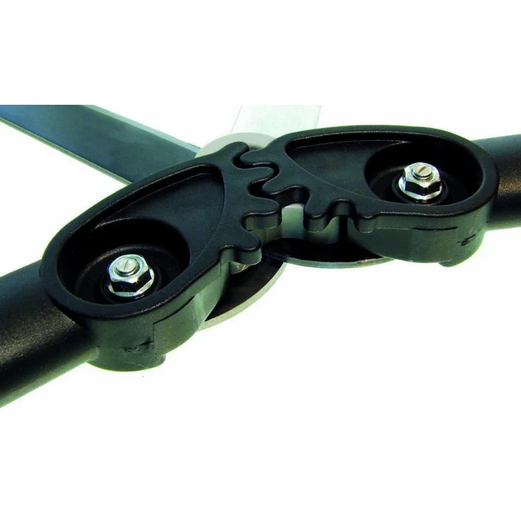 Fiskars PowerGear II Getriebe-Heckenschere, Antihaftbeschichtet, Rostfreie Stahl-Klingen, Länge 57 cm, Schwarz-Orange, HS72, 1000596 mittelgroß – Bild 4