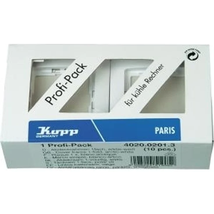 Kopp 402002013 Profipack 1-Fach Rahmen Paris, arktis 10 x 1 - Preisvergleich – Bild 1