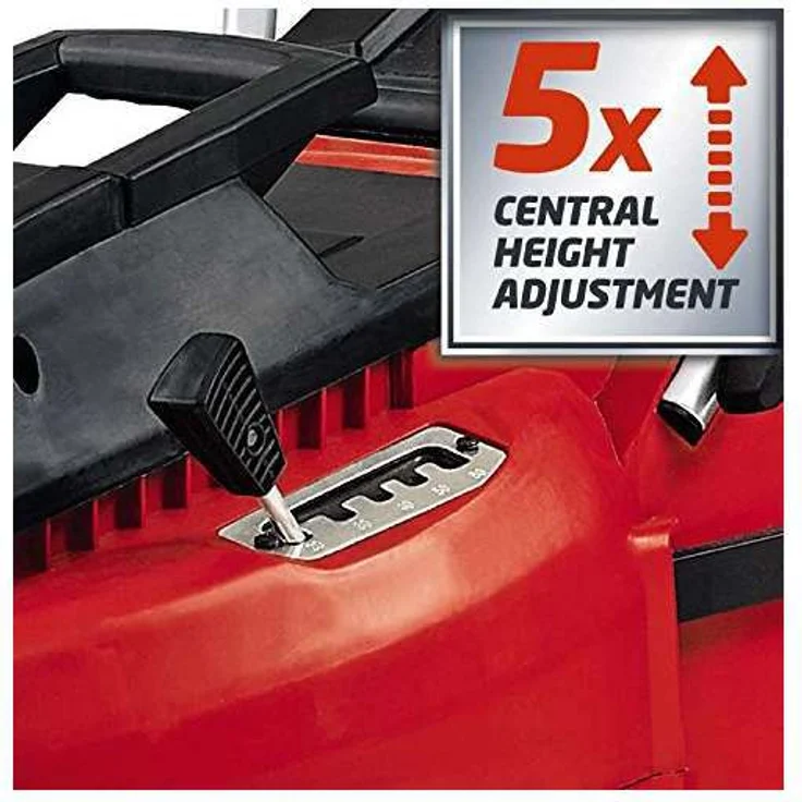 Einhell Elektro-Rasenmäher GC-EM 1536 - 1.500W, 36 cm Schnittbreite, 38L Fangbox, 25-65mm Schnitthöhe, klappbarer Führungsholm, leicht und robust - – Bild 6