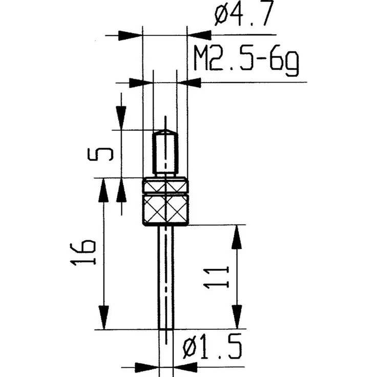 Käfer Messeinsatz HM Abb.14/ 1,5mm