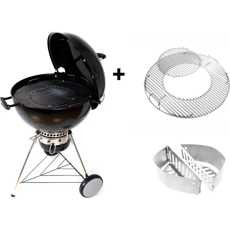 Weber Master-Touch GBS Special Edition Holzkohlegrill, 57 cm, black, 107 x 60 x 71 cm