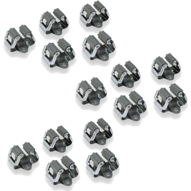 ONVAYA® Gerätehalter, Klemmfix Wandhalter aus Federstahl 15er Set
