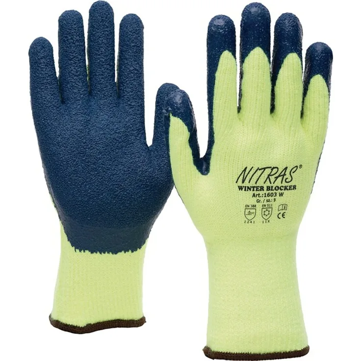 Kälteschutzhandschuh Winter Blocker Gr.10 gelb/blau EN 388,EN 511...