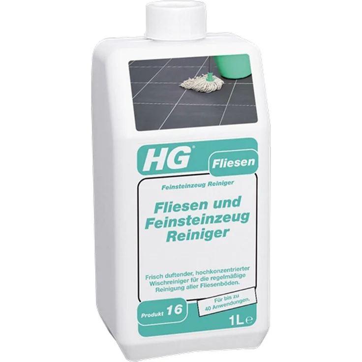 HG Fliesen und Feinsteinzeug Reiniger 1 Liter – Bild 1