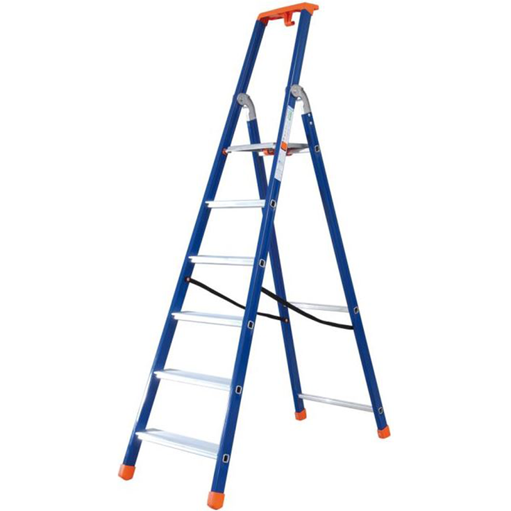 Facal Stufenstehleiter 5 Stufen QUADRA Picta S300 Epoxid-Lack