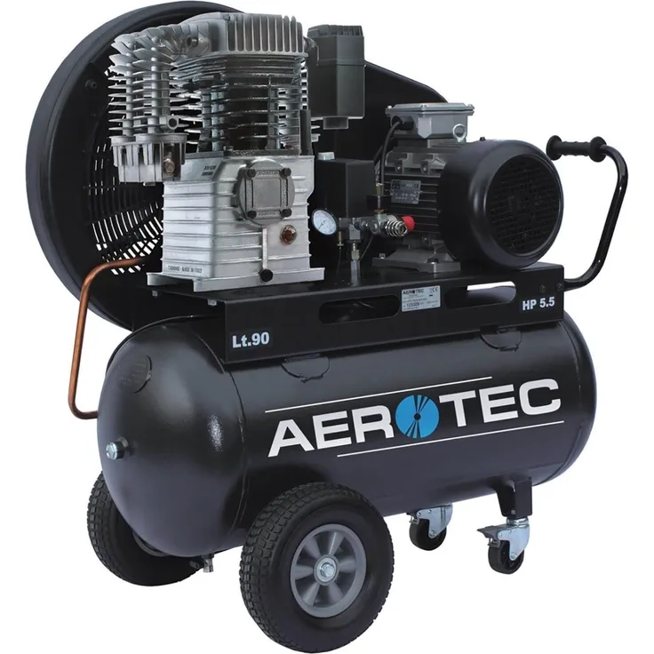 Aerotec Druckluft Kompressor 5,5 PS 90 Liter 10 bar Typ 780-90 PRO 400 V