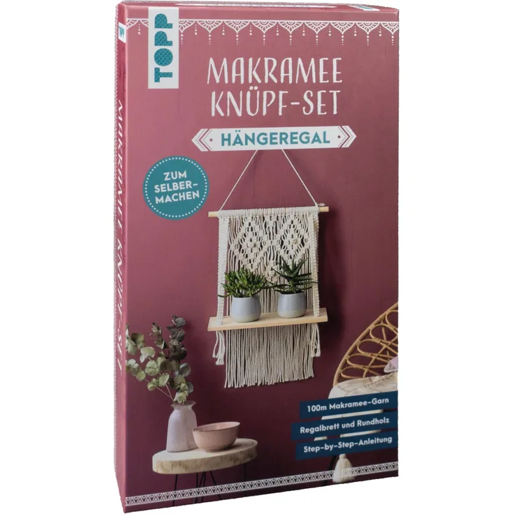 Makramee Knüpf-Set Hängeregal