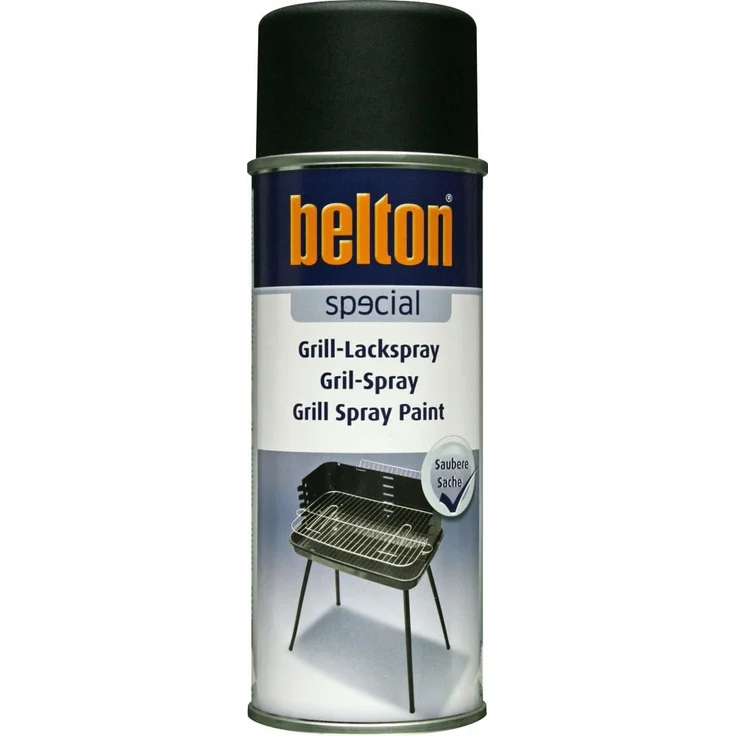 belton special Grill-Lackspray 400 ml, schwarz matt – Bild 1