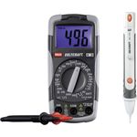 VOLTCRAFT DT-TEST-KIT 150 Hand-Multimeter digital CAT III 600 V Anzeige (Counts): 2000 (1214405)