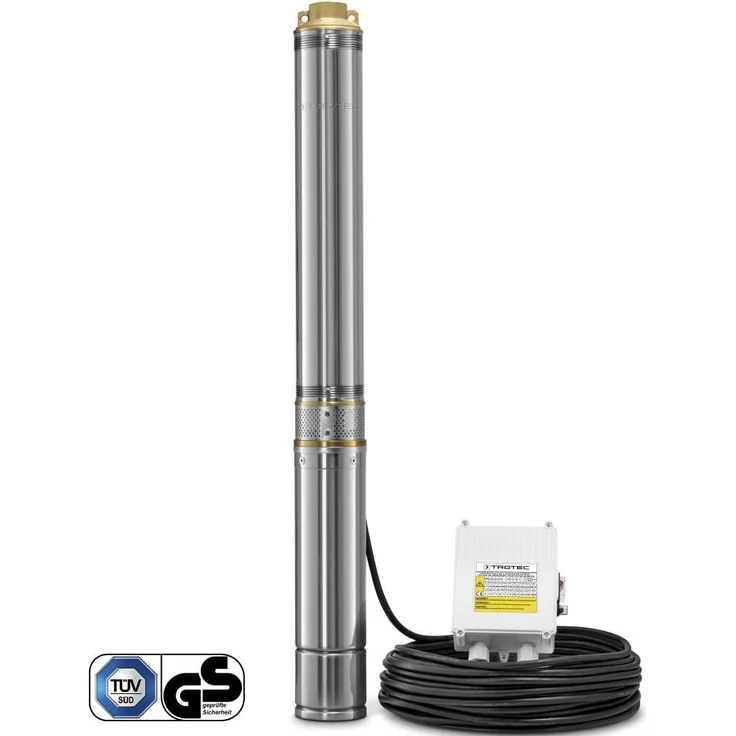 Trotec Tiefbrunnenpumpe TDP 7500 E Tiefbrunnenpumpe – Bild 1