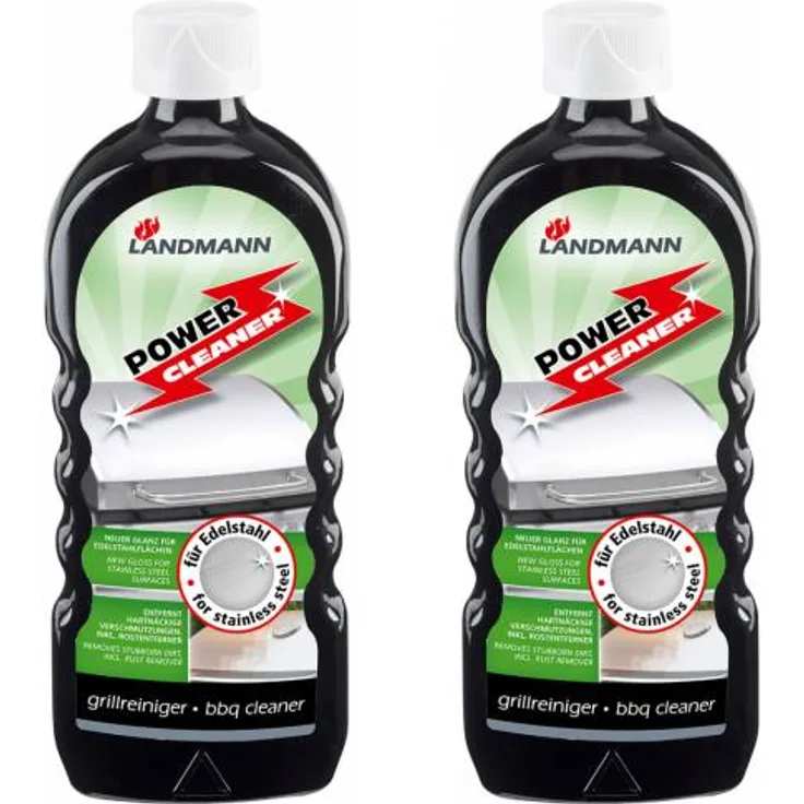 2 x LANDMANN Power Cleaner Grillreiniger für Edelstahl 500ml