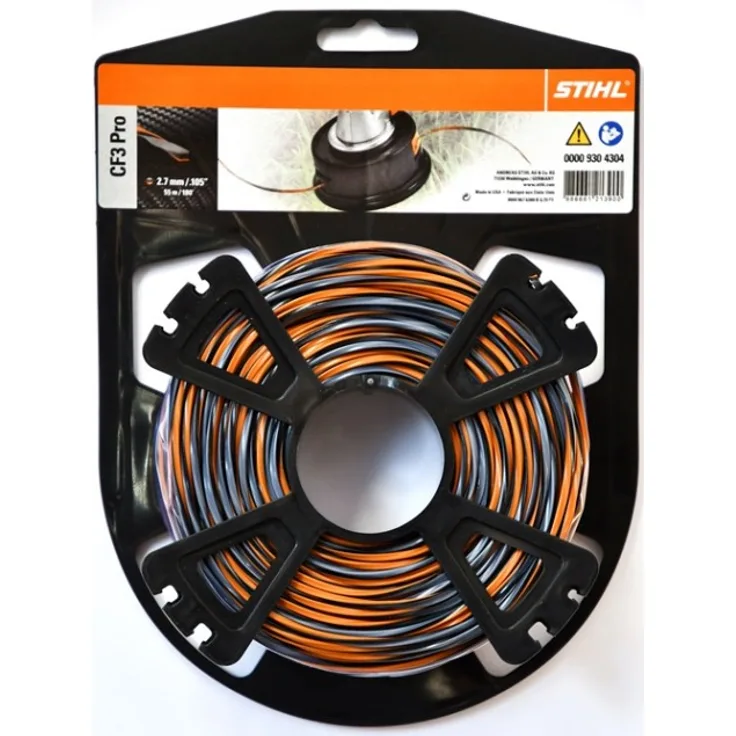 Stihl original 00009304303 Mähfaden 2,4mm x 70Meter kreuzförmig, CF3Pro Stihl, Motorsense