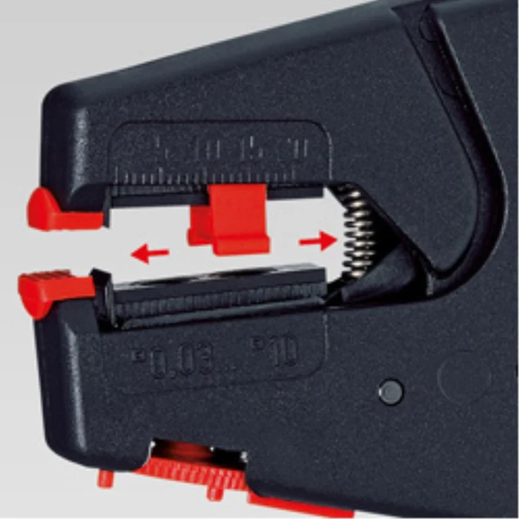 Knipex Ersatzklemmbacken für Knipex Selbsteinstellende Abisolierzange mit Abisolierwerten 0,03-10mm² – Bild 1