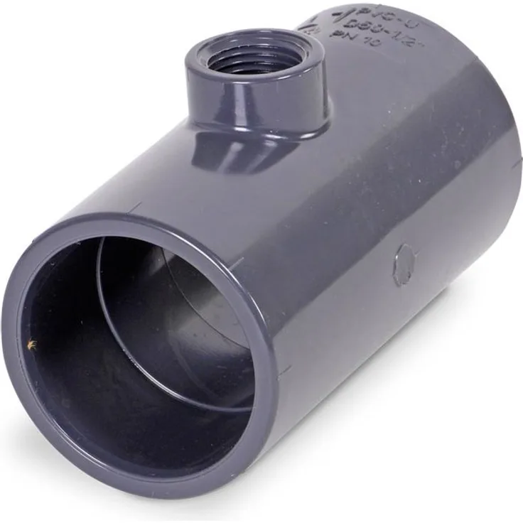 mega T-Stück 90° PVC-U 50 mm Klebemuffe x 1/2\ x IG