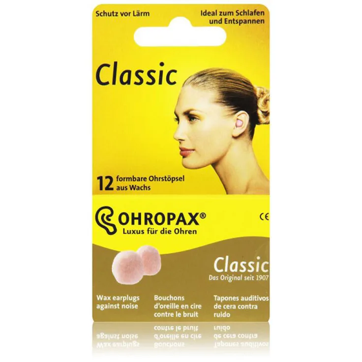 OHROPAX classic Ohrschützer 12St Ohrstöpsel Gehörschutz
