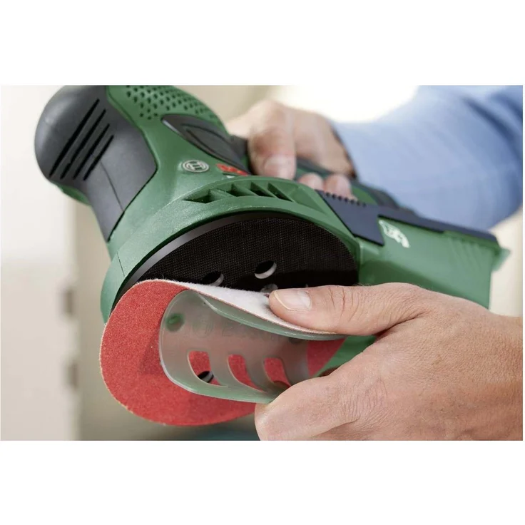 Bosch Exzenterschleifer PEX 400 AE (370 Watt, im Koffer) – Bild 2
