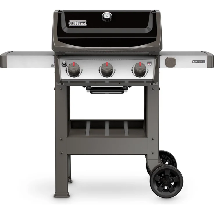 Weber Gasgrill Spirit II E310 GBS (45010179), Edelstahl, 3 Brenner, 6-8 Personen, schwarz – Bild 1