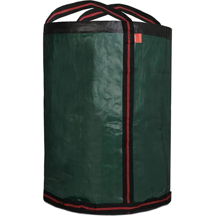 NOOR Gartensack XL 275L Professional Series Durchmesser 66x85cm I Reißfester Gartenabfall-Sack extra robust I Kompakter & zusammenfaltbarer Laubsack I Professionelles Gartenzubehöreinfache Handhabung