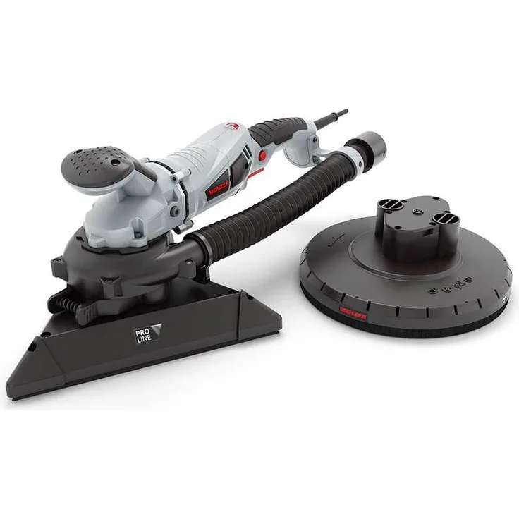 MENZER Trockenbauschleifer TSW 225 PRO mit Wechselkopfsystem - inkl. Schleifscheiben-Set