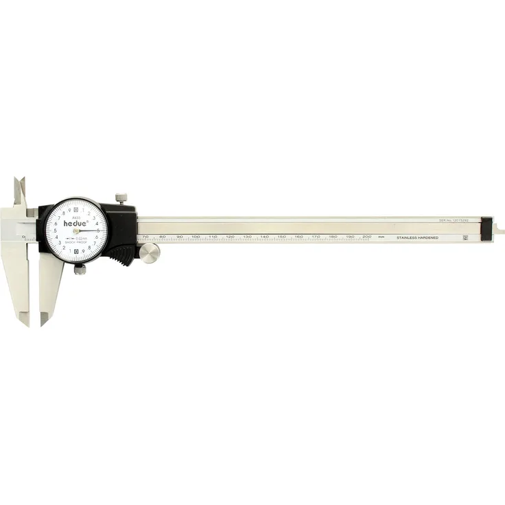 hedue A433 Uhr-Messschieber 200 mm