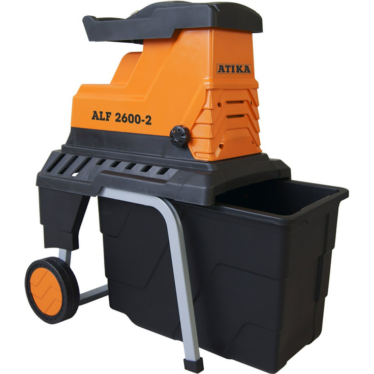 Atika ALF 26002 Leistung 2 600 W Häckselsystem Walze Materialstärke 4 0 cm Fangsackvolumen 55 l Geräuschentwicklung 90 dB – Bild 2