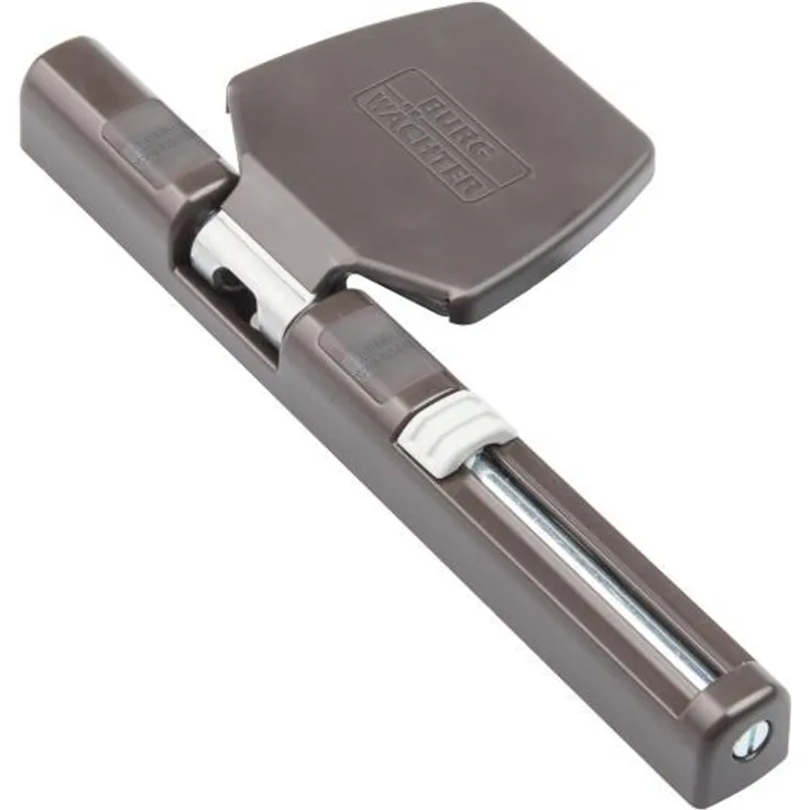 BURG-WÄCHTER Winsafe WS 44 BR SB Fenstersicherung, 1 Stück, 184 x 74 (26-48) x 29 mm, Braun