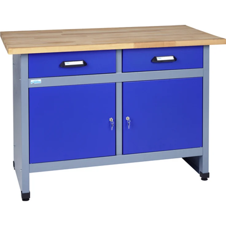 KÜPPER Werkbank, Breite: 120 cm, mit 2 Schubladen und 2 Türen