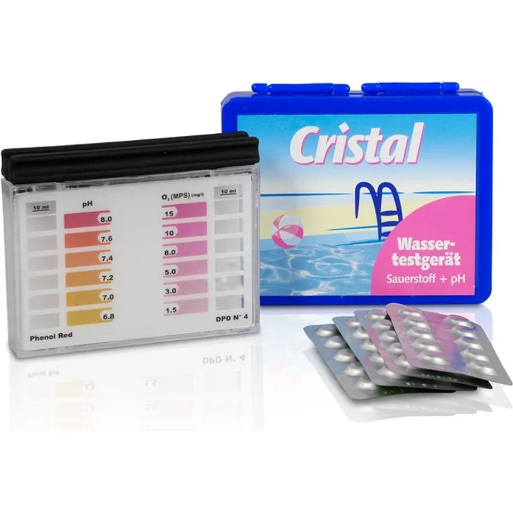 Cristal Wassertestgerät Sauerstoff + pH-Wert – Bild 1