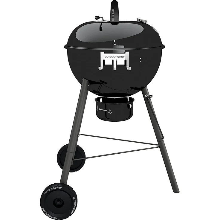 Outdoorchef Holzkohlegrill Chelsea 480 C, Kugelgrill mit Ventilationssystem, Steak Holzkohlegrill für Garten und Terrasse, Als Smoker Holzkohlegrill geeignet Ø 48 cm, Grillfläche 65 x 69 cm – Bild 2