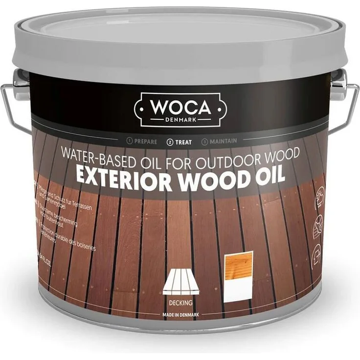 Exterior Wood Oil Grau 3 Liter Aktionsangebot - Woca - Preisvergleich