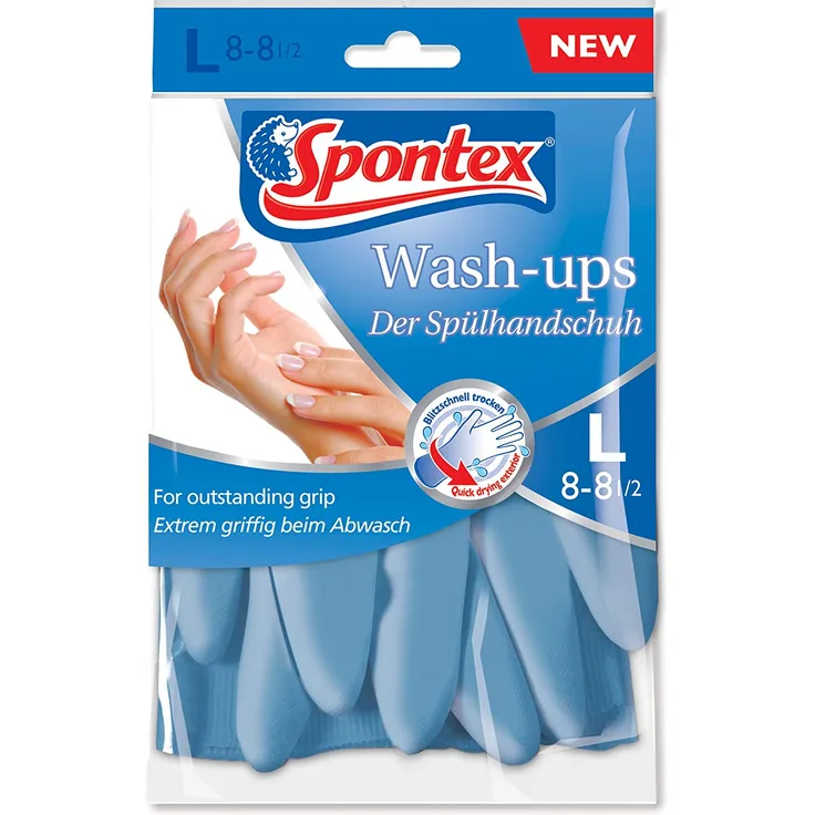 Mapa Spontex Handschuh Wash Ups Größe L mit Anti Rutsch System