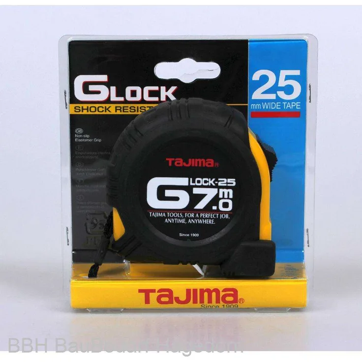 TAJIMA G-LOCK Bandmass 7m-25mm gelb, TAJ-24718