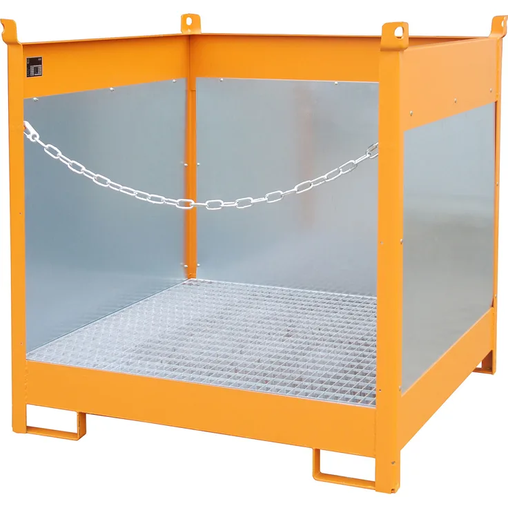 Bauer Fass-Stapelpalette FSP-4 G, lackiert, Gelborange