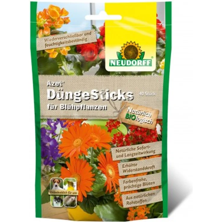 Neudorff Azet DüngeSticks für Blühpflanzen 40 Stück