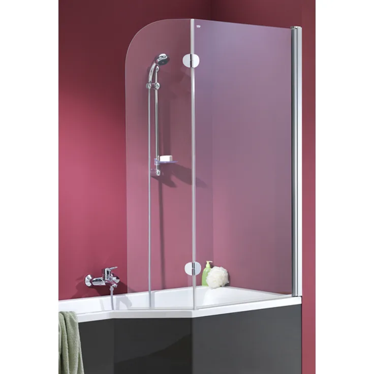 OTTOFOND Badewannenaufsatz »Cello«, B x H: 80 x 140 cm, Glas ESG