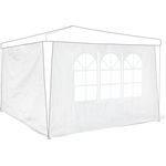 Relaxdays - Pavillon-Seitenteile 2-er Set für 3 x 3 m Pavillons Seitenwand mit Fenster für Gartenpavillon und Faltpavillon 2 Teile mit 4052025997700