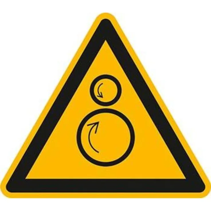 Warnschild Fol Einzugsgefahr SL100mm