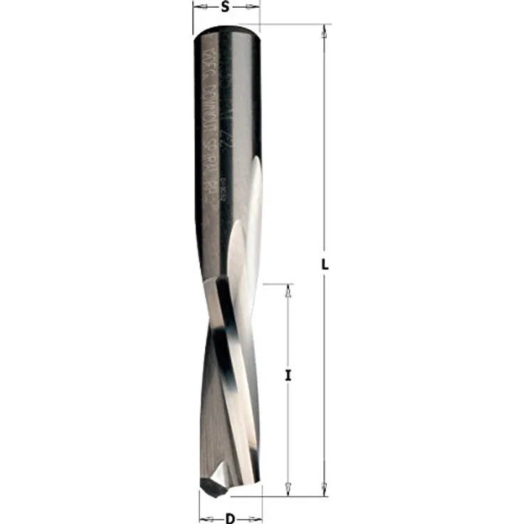 CMT Orange Tools 192.081.11 Helical ? Erdbeere Z2 neg. D 8 x 32 x 80 HWM DX