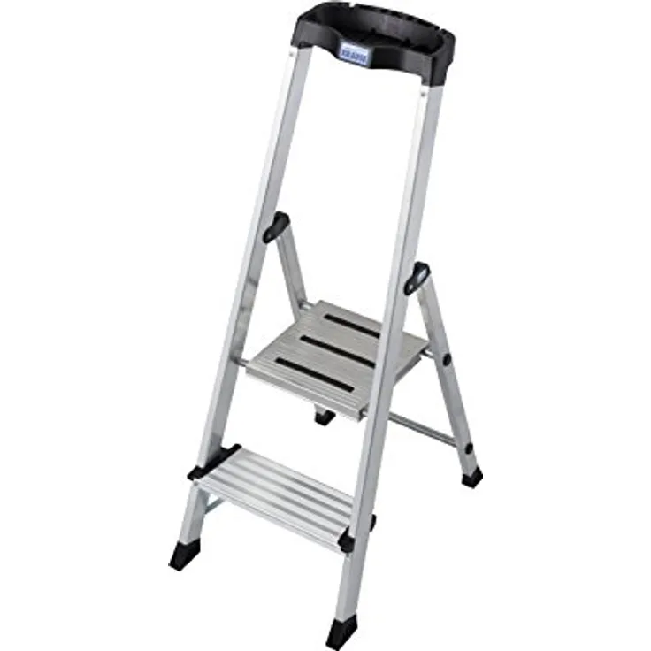 KRAUSE Stehleiter Safepro, 2 Stufen, 127204