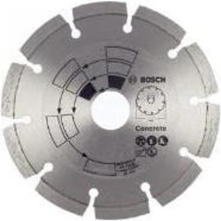 Bosch 2609256414 DIY Diamanttrennscheibe Beton Top Beton-Granit, 125 mm, 22.23