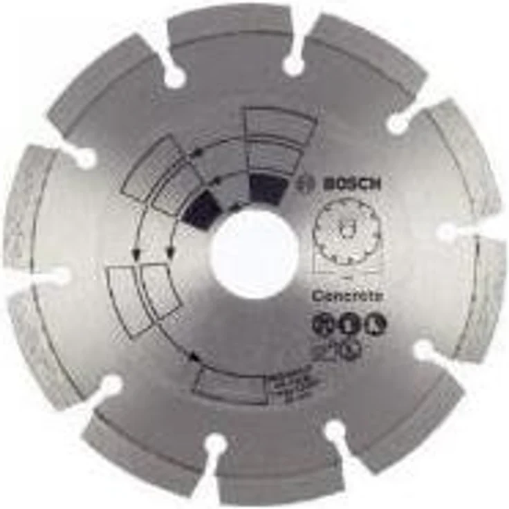 Bosch 2609256414 DIY Diamanttrennscheibe Beton Top Beton-Granit, 125 mm, 22.23