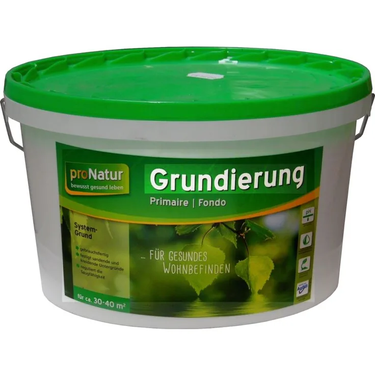 5L Grundierung für Lehmfarbe Weiss - Pronatur
